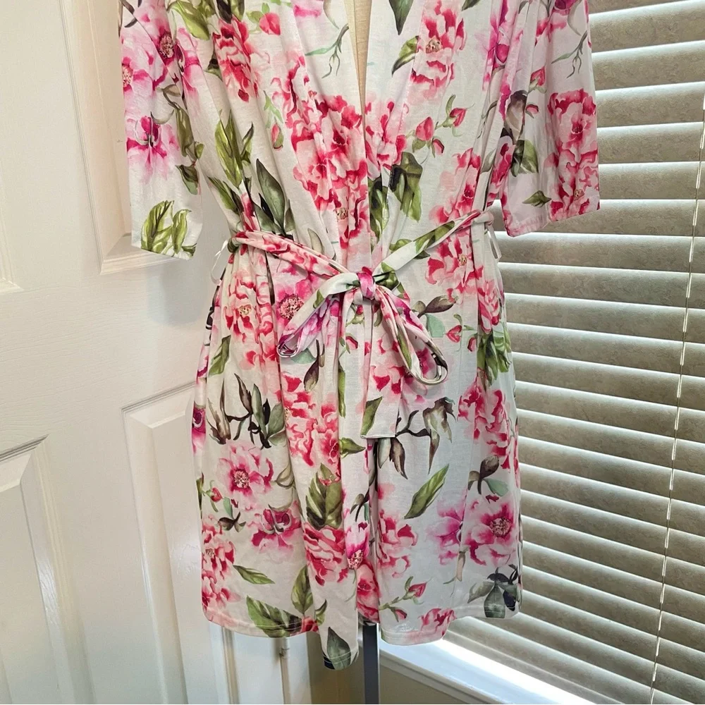Show Me Your MuMu Floral Print Brie Robe O/S